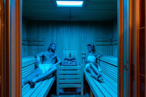 sauna wellness hotel pod kyčmolem